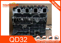 Alloy Aluminium Short Engine Cylinder Block Untuk Nissan QD32